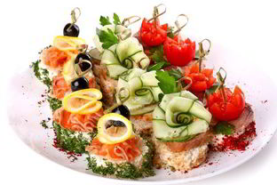 Канапе мимоза