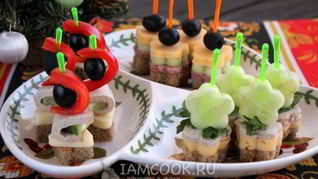 Канапе Праздничное ассорти