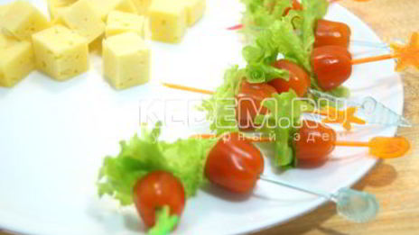 канапе рождественский венок