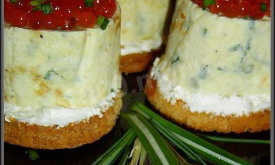 Рецепт канапе с икрой фейерверк вкуса