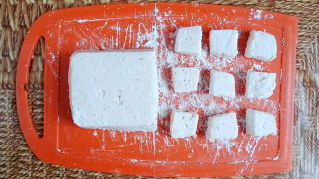 канапе с крабовым маршмеллоу