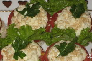 Канапе с сыром фета