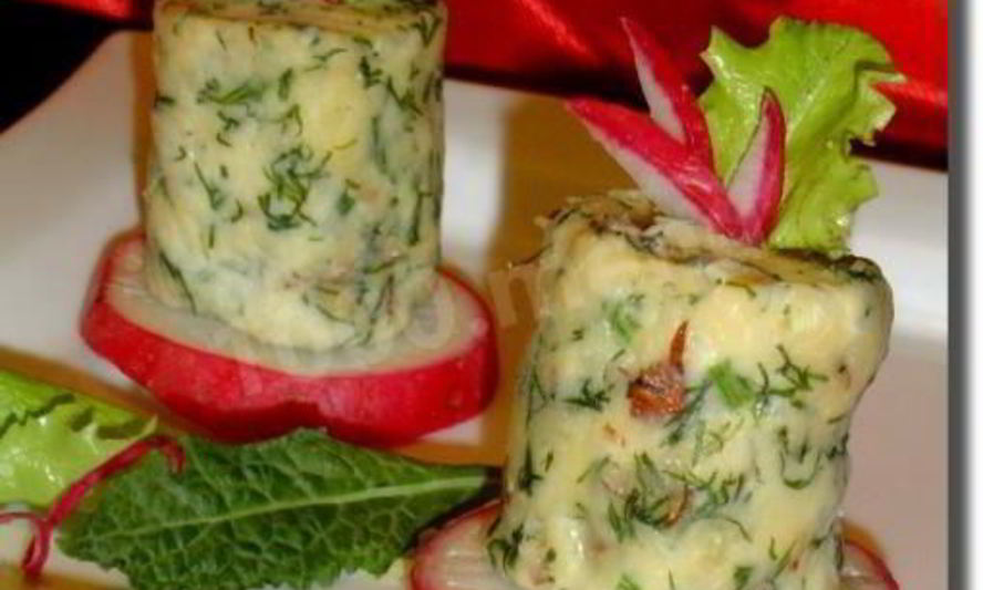 Рецепт канапе сыр с грецким орехом башенки