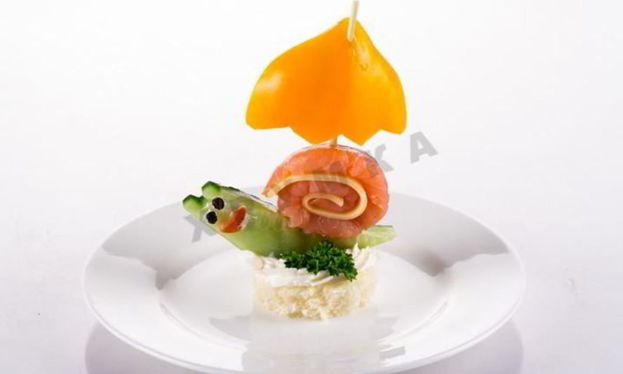 Рецепт канапе улитки