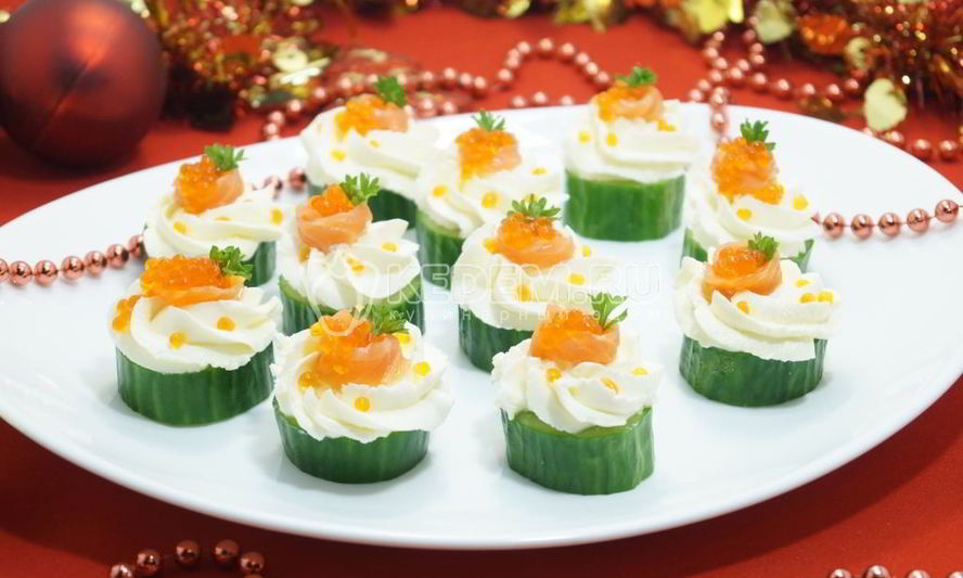 Рецепт новогоднее канапе