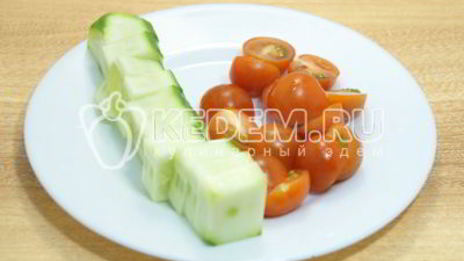 овощное канапе с сыром фета