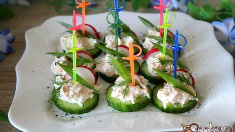 овощные канапе девичьи посиделки