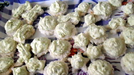 праздничные канапе цветы для тебя