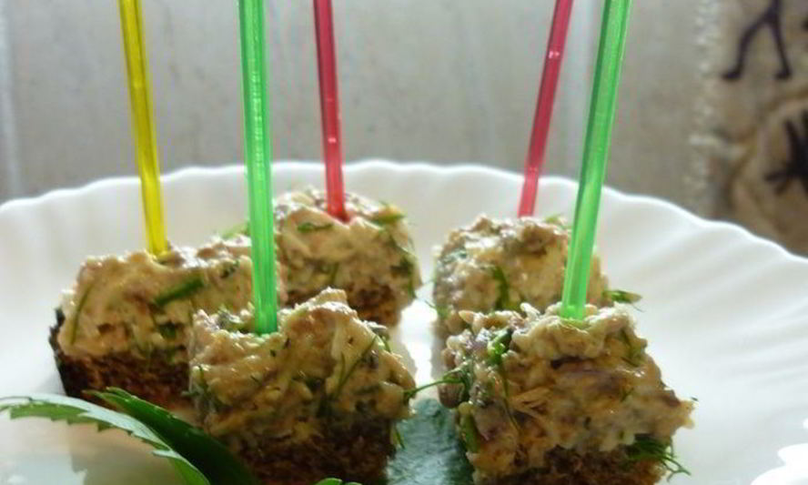 Рецепт закуска рыбные канапешки