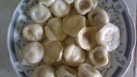 жареные пельмени канапе