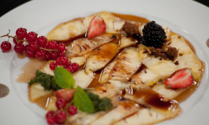 Рецепт карпаччо из ананаса