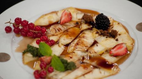 карпаччо из ананаса