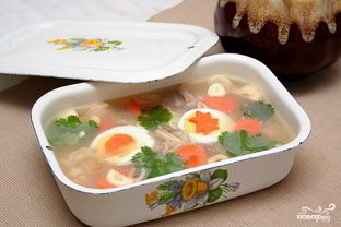 Холодец из домашней курицы