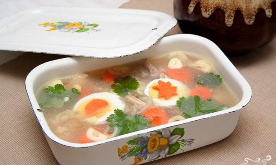 Рецепт холодец из домашней курицы