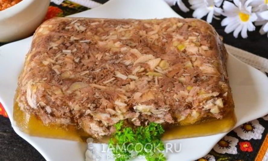 Рецепт холодец из говядины и курицы