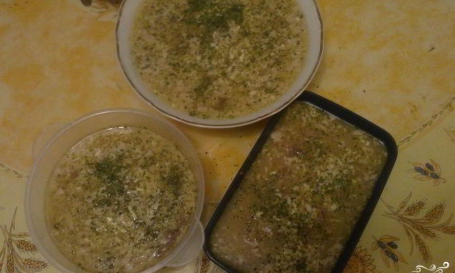 Рецепт холодец из говядины в мультиварке