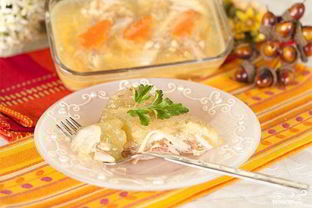 Холодец из куриной грудки с желатином