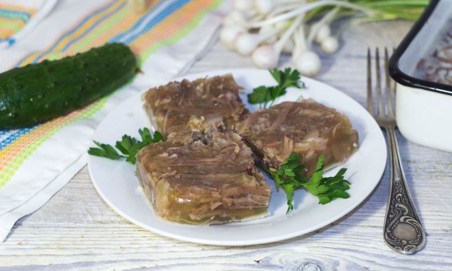 Рецепт холодец из свиных ножек и говядины
