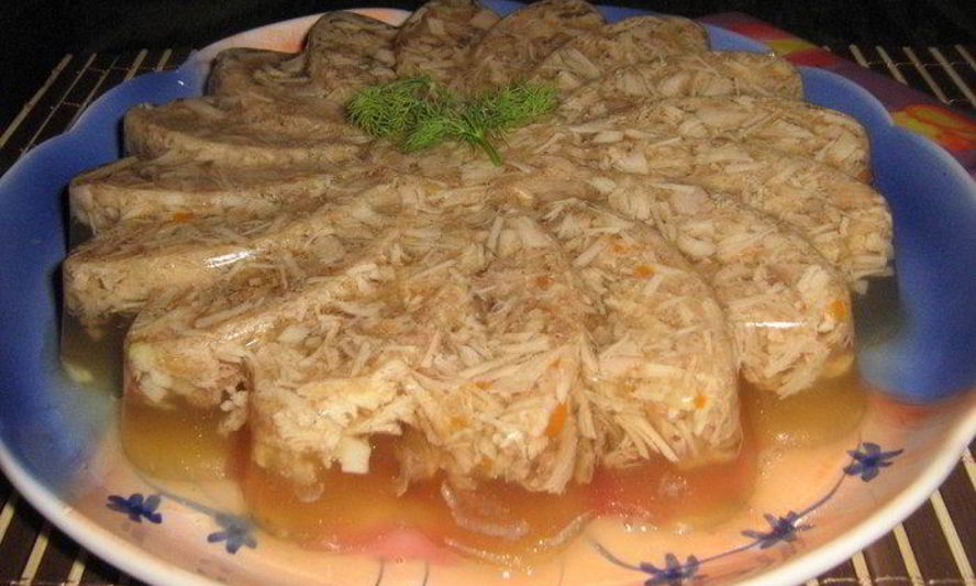Рецепт холодец из трех видов мяса