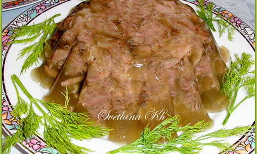 Рецепт холодец обыкновенный, классический