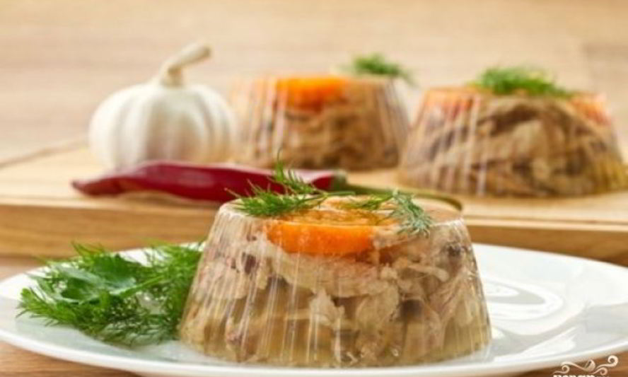 Рецепт холодец в формочках