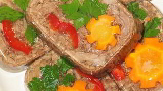 Студень говяжий