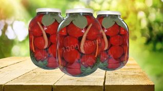 Квашеные помидоры с болгарским перчиком