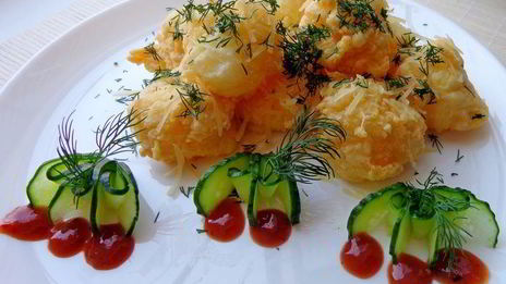 легкая сырная закуска во французском духе