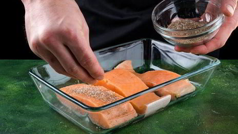 лосось маринованный