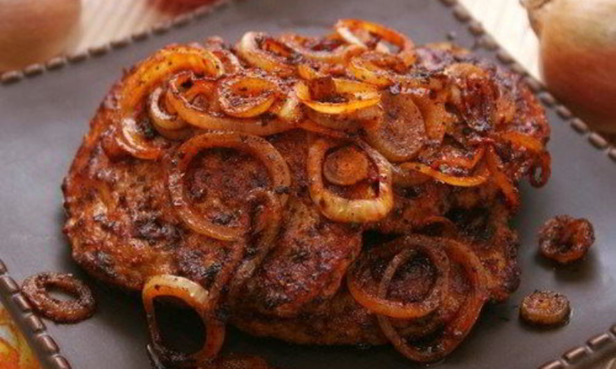 Рецепт луковые кольца в соусе для мяса на гриле