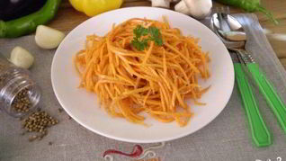 Морковка по-корейски острая