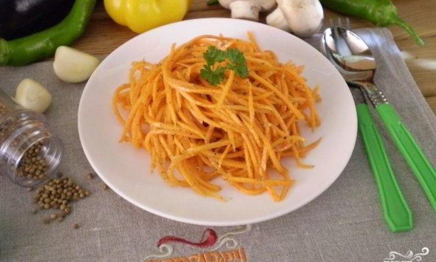 Рецепт морковка по-корейски острая