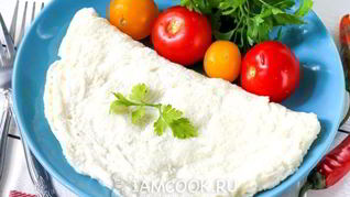 Белковый омлет на пару в мультиварке