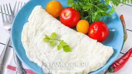 белковый омлет на пару в мультиварке