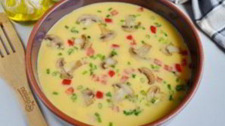 быстрый омлет в духовке