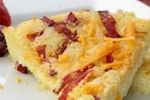 Быстрый пирог-омлет с беконом