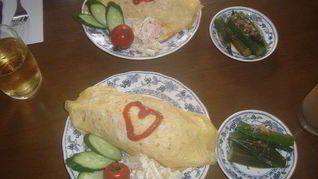 Фаршированный омлет Омрайс