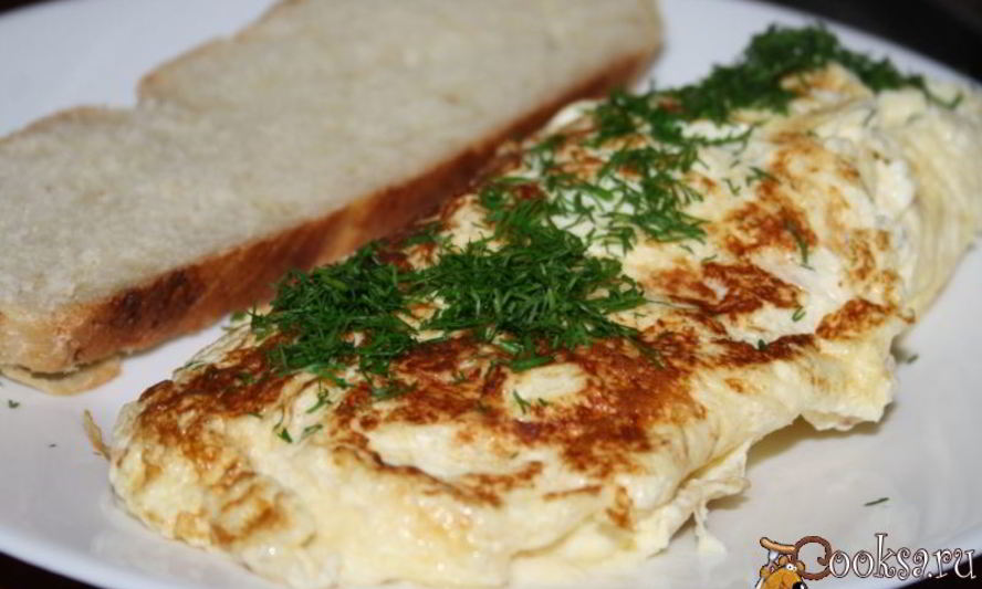 Рецепт французский сливочный омлет