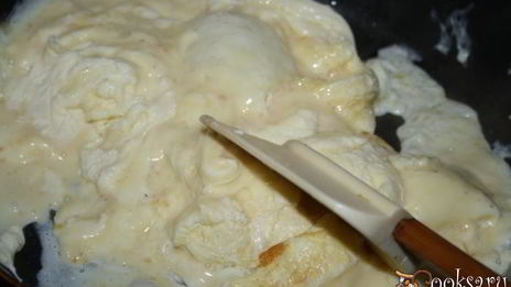 французский сливочный омлет