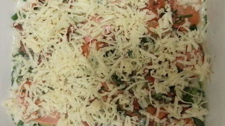 фриттата из замороженных овощей