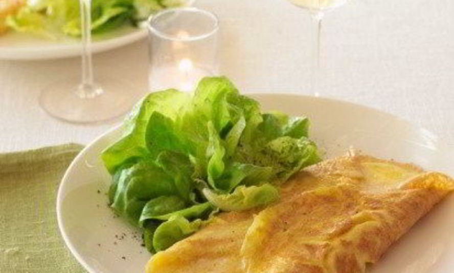 Рецепт классический французский омлет с сыром