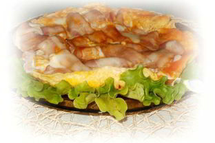 Классический омлет с беконом