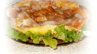 Классический омлет с беконом