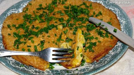 мексиканский омлет с кукурузой