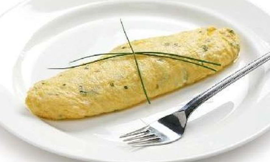 Рецепт омлет из белков с зеленью