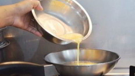 омлет кусочками