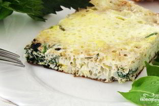 Омлет на кефире в мультиварке