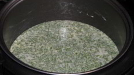 омлет на кефире в мультиварке