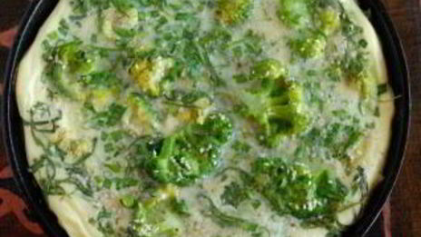 омлет с брокколи в духовке