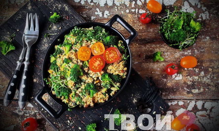 Рецепт омлет с брокколи